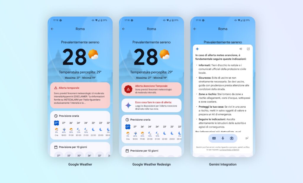 Redesign Google Weather