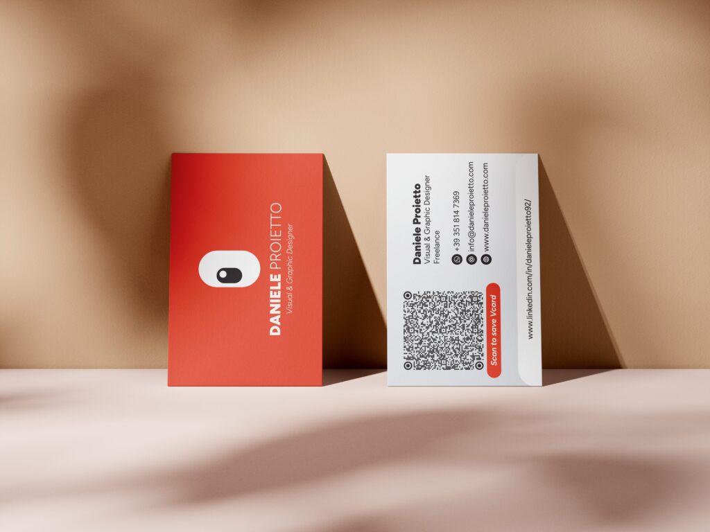 Mockup Business card Daniele Proietto